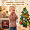 Vilten Kinderkerstboom | Zelf Versieren, Zonder Breekbare Ballen