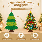 Vilten Kinderkerstboom | Zelf Versieren, Zonder Breekbare Ballen