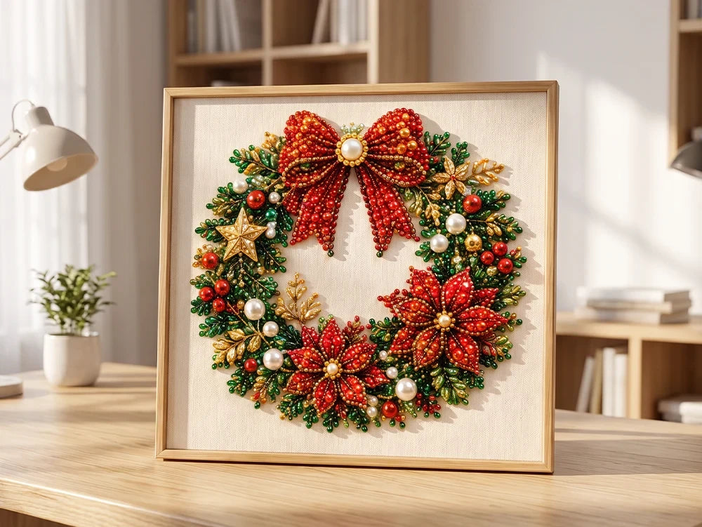 Kerst Diamant Knutselset | Ontspannen knutselen met een feestelijk eindresultaat
