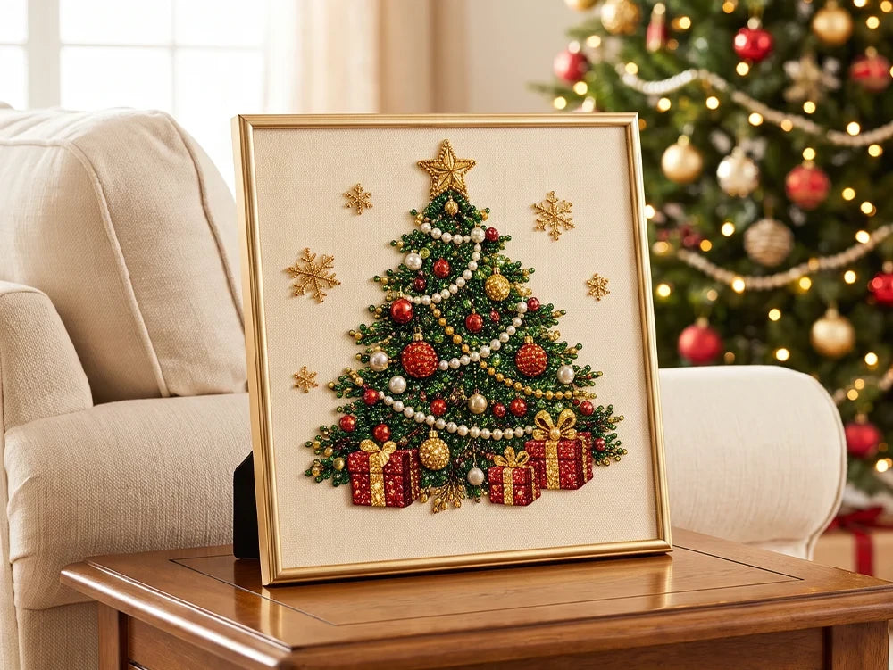 Kerst Diamant Knutselset | Ontspannen knutselen met een feestelijk eindresultaat