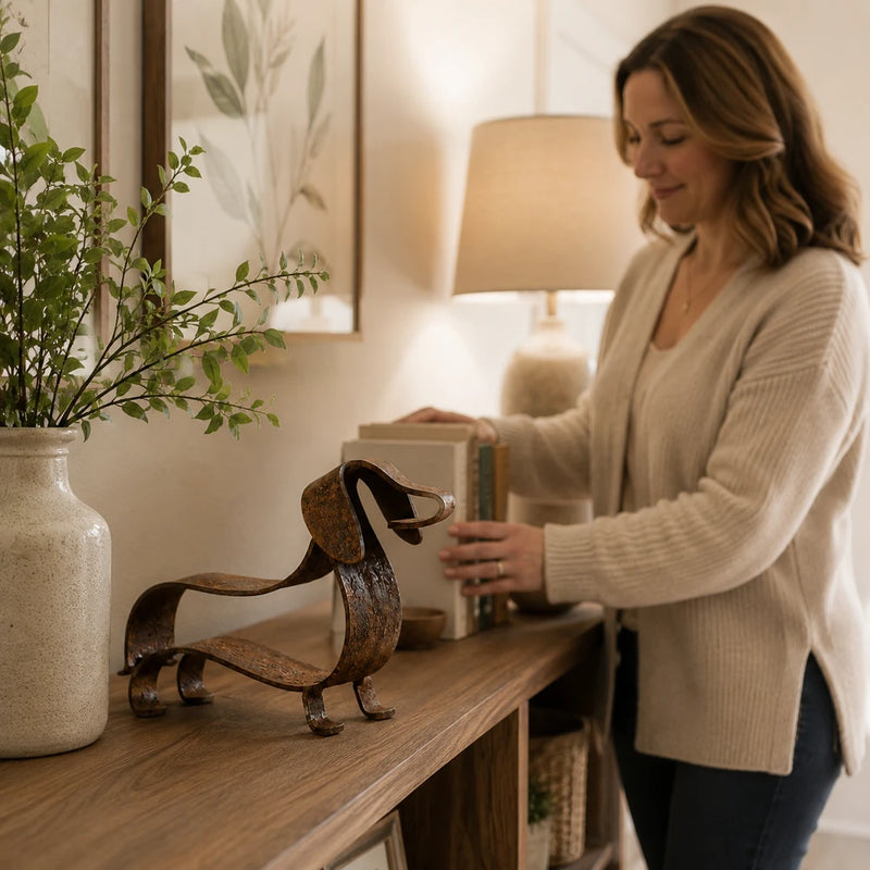 Metalen Teckel Decoratie | Geef je interieur karakter