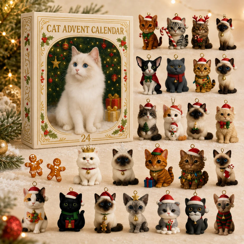 Kattenkalender | 24 Dagen een Nieuw 3D Kerstkatje Uitpakken