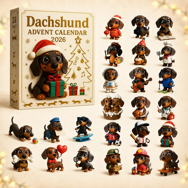 Teckelkalender | 24 Dagen een Nieuwe 3D KerstTeckel Uitpakken