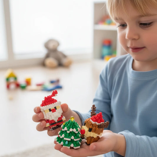 Kerstbouwfiguur | Bouw Je Eigen Kerstfiguur van Bouwsteentjes