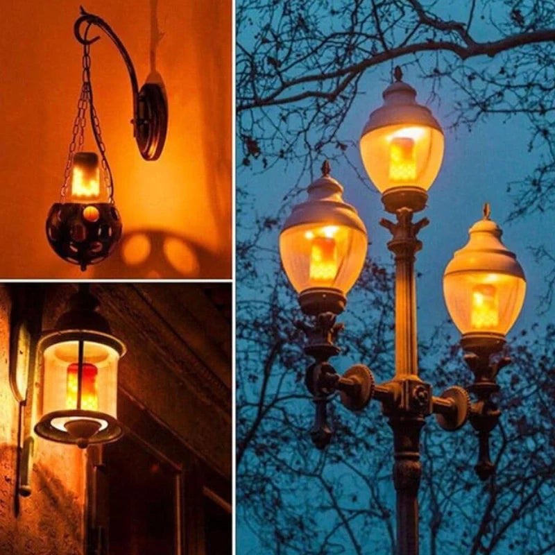 LED-lamp met vlam-effect