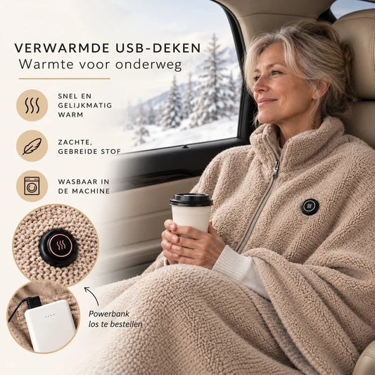 Draagbare Elektrische Verwarmde Deken