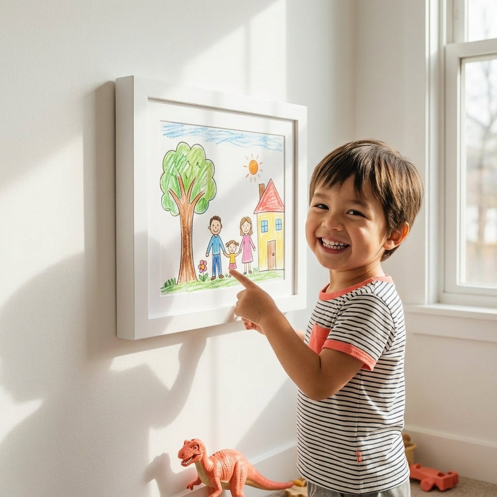 Memory Frame - Kindertekenlijst