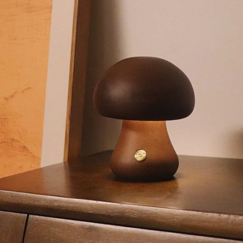 Lumishroom™ Houten tafellamp