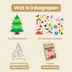 Vilten Kinderkerstboom | Zelf Versieren, Zonder Breekbare Ballen
