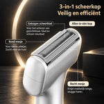 Nova Shave – Draadloos Scheerapparaat, Glad in 2 Halen