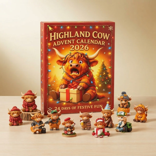 Hooglander Adventskalender | 24 Dagen een Nieuw Kersthooglandertje Uitpakken
