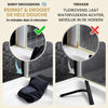 Shiny Droogdoek – Glasheldere douche zonder schrobben